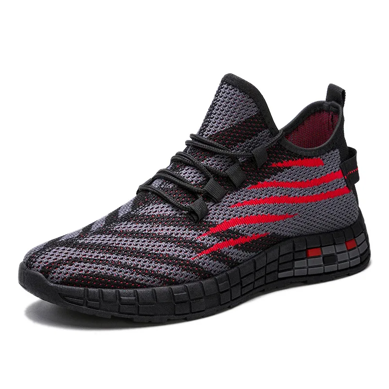 

Nice Men's Sports Shoes Men's Shoes Flying Woven Mesh Shoes Casual Shoes Breathable Mesh Shoes Outdoor Running Shoes Casual Shoe