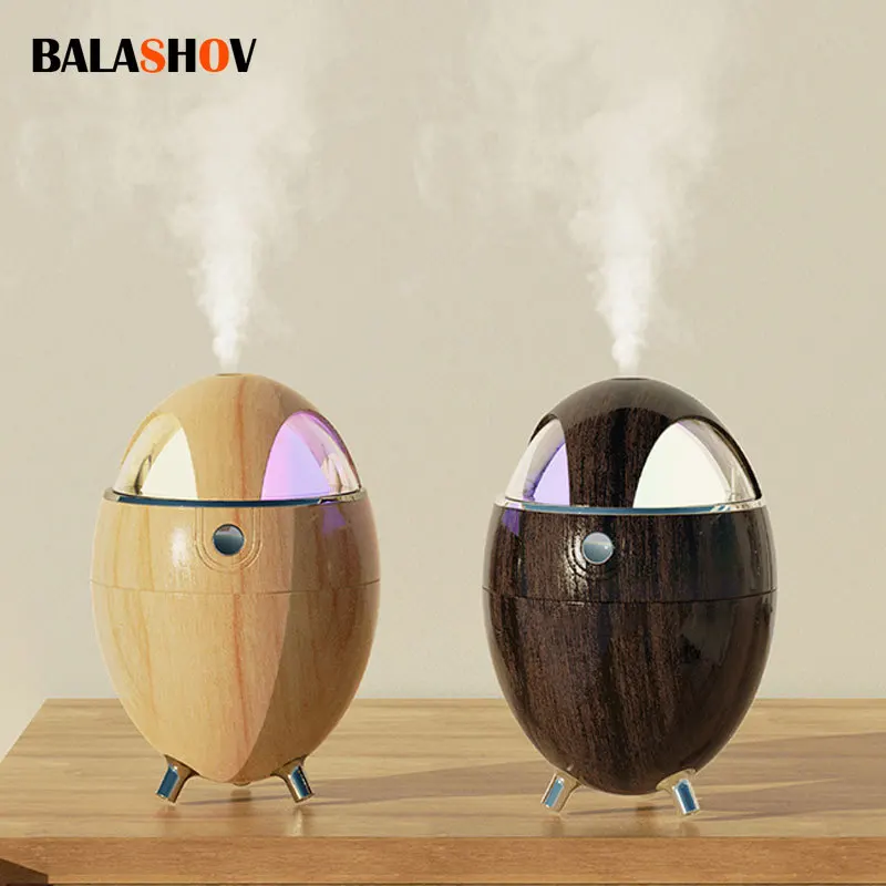 

Humidifier Home Desktop USB Colorful Night Light Mute Eggshell Aromatherapy Diffuser Humidifier for Car Office 350ML Creativity