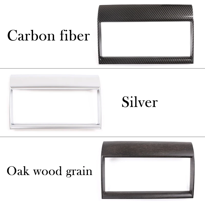 Car Center Console Navigation Screen Frame Cover ABS Carbon Fiber For Land Rover Discovery Sport 2020 Auto Accessories Interior 2