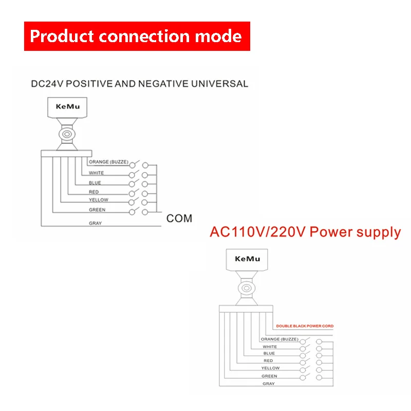 회전식 180 스택 빨간색 주황색 호박색 녹색 경고등, 산업 CNC 기계 Dc12-24v 꾸준한 깜박이 조명, LED