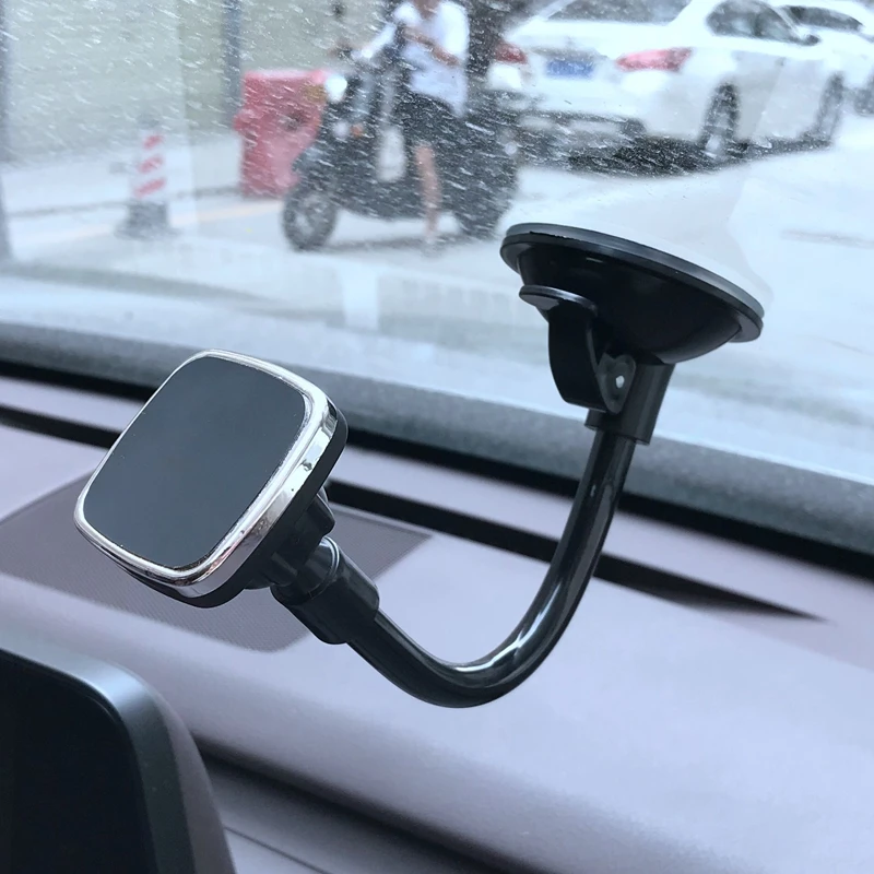 حامل مغناطيسي للهاتف المحمول في سيارة الملاحة لتحديد المواقع قوس دعم مغناطيسي للسيارة حامل هاتف حامل حامل هاتف عالمي