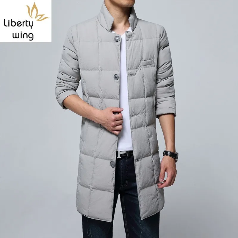 Mùa Đông Mới Áo Khoác Nam Làm Dày Khoác Áo Khoác Cao Cấp Áo Khoác Ngoài Parkas Plus Kích Thước S-5XL Ấm Áo Khoác Nam Dài Áo Khoác