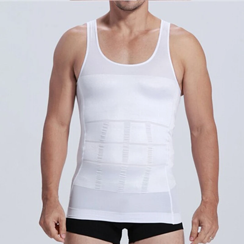 

Men Fitnness Sport Slim Shaper Vest Body Tummy Belly Waist Girdle Shirt Shaper Comfort Shirt Vest Corset Shaper Underwear Vest