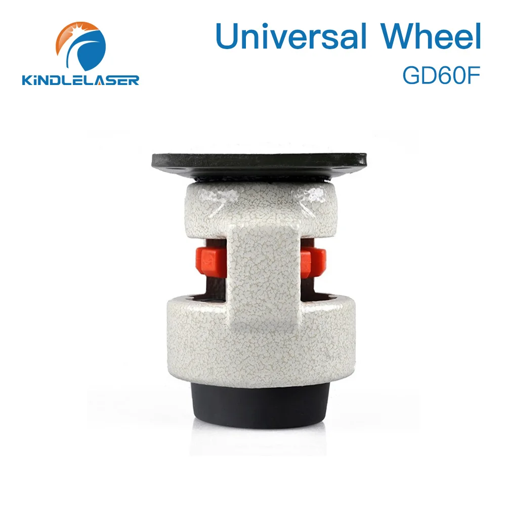 Ruota universale KINDLELASER GD60 per macchina per taglio e incisione Laser CO2 rullo sedile in gomma con guscio in alluminio spesso di alta qualità