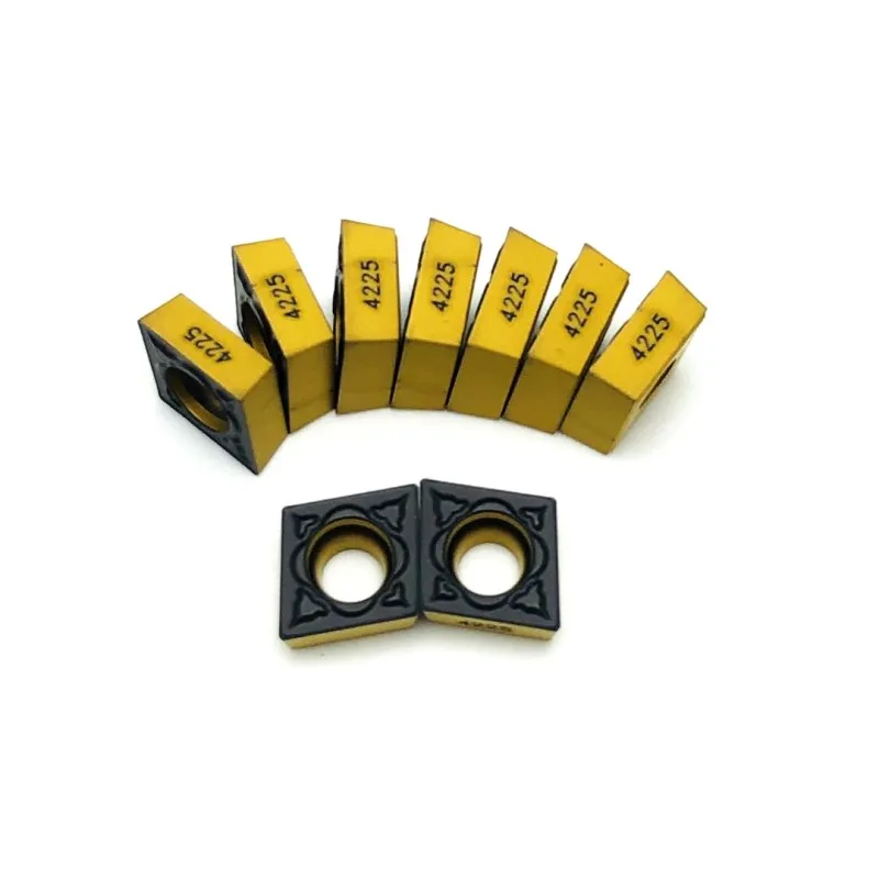 Inserti in metallo duro CCMT09T304 CCMT09T308 PM 4225 utensile per tornitura in metallo utensile per tornio fresa frontale CCMT 09 t304 inserti per tornitura