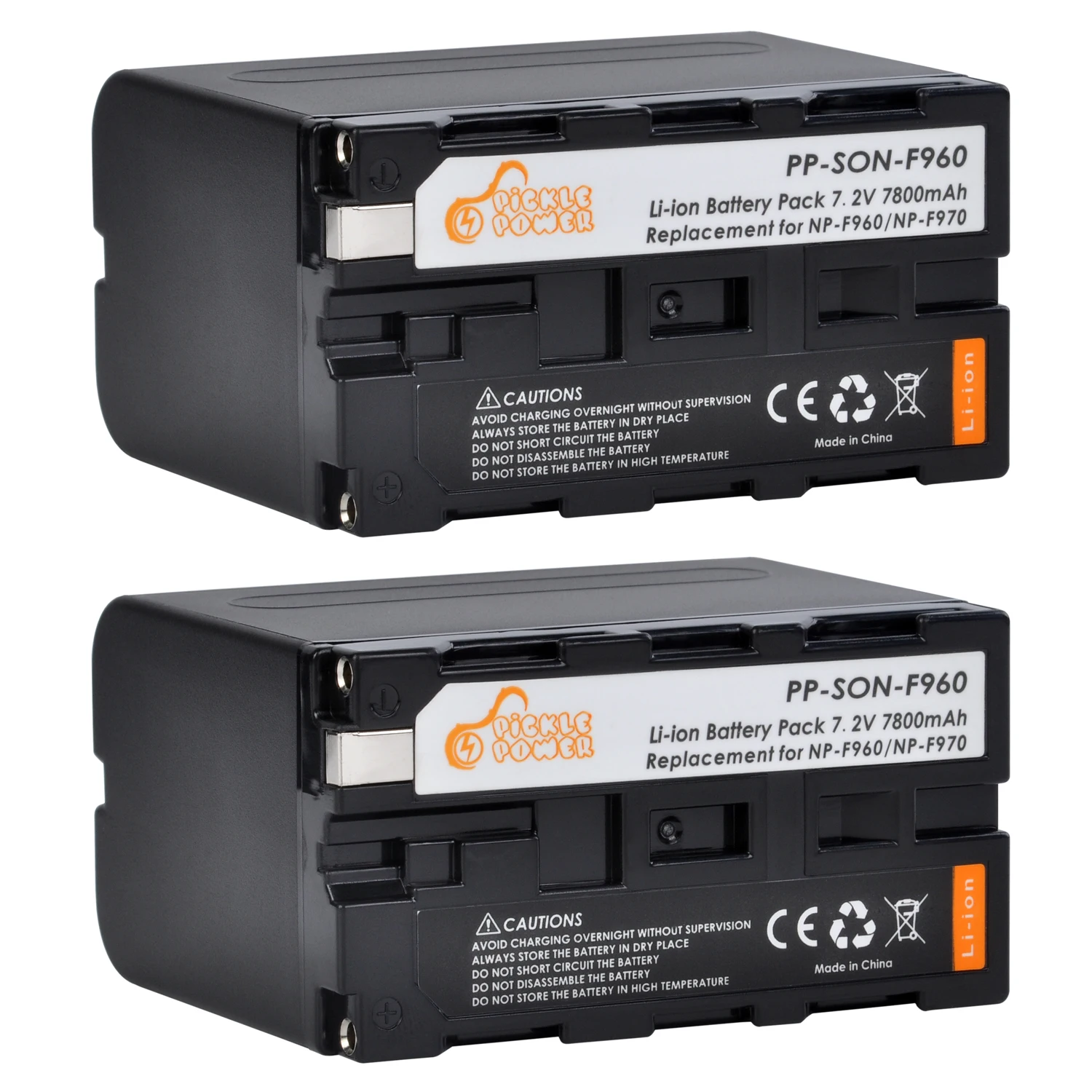 Pickle power 7800mah npf970 NP-F970 akku für sony npf f960 f770 f750 f550 DCR-VX2100E pd190p MVC-CD1000 HVR-HD1000U