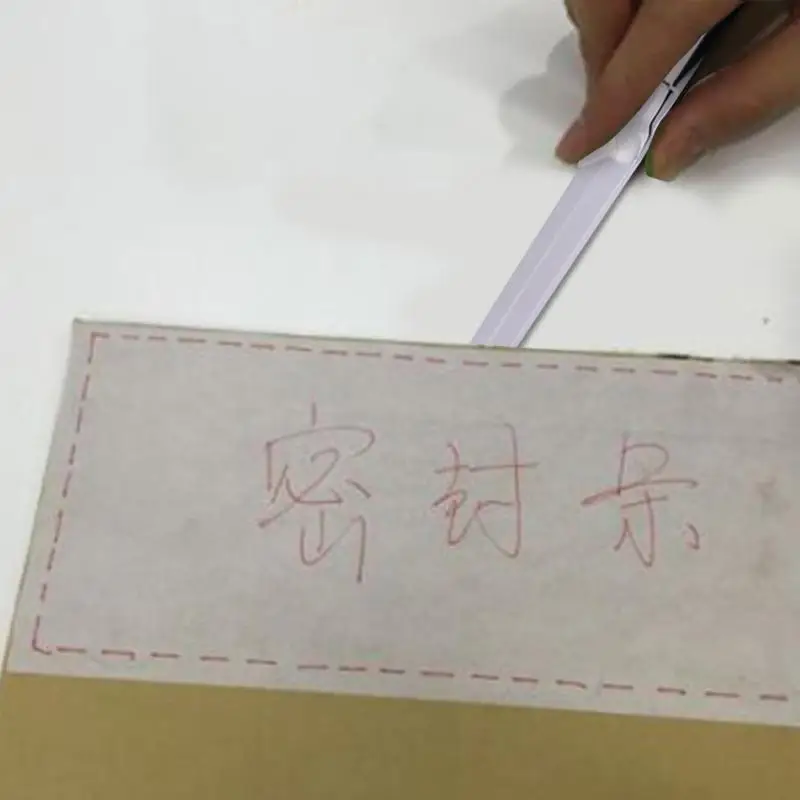 Cuchillo de sobre Universal, abrecartas de acero inoxidable, plateado, corte a mano, cortadora de archivos de papel, cortador práctico de oficina