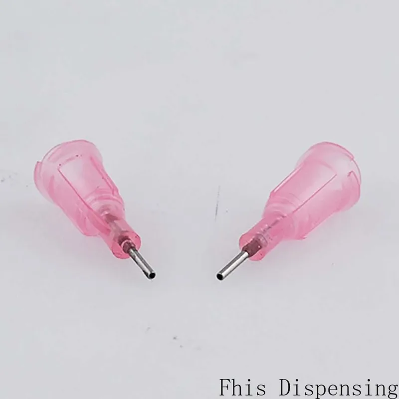 20Gx 1/4 "طول ث/ISO القياسية الفولاذ المقاوم للصدأ بلانت إبرة مع لور قفل البولي بروبلين محور حزمة من 50