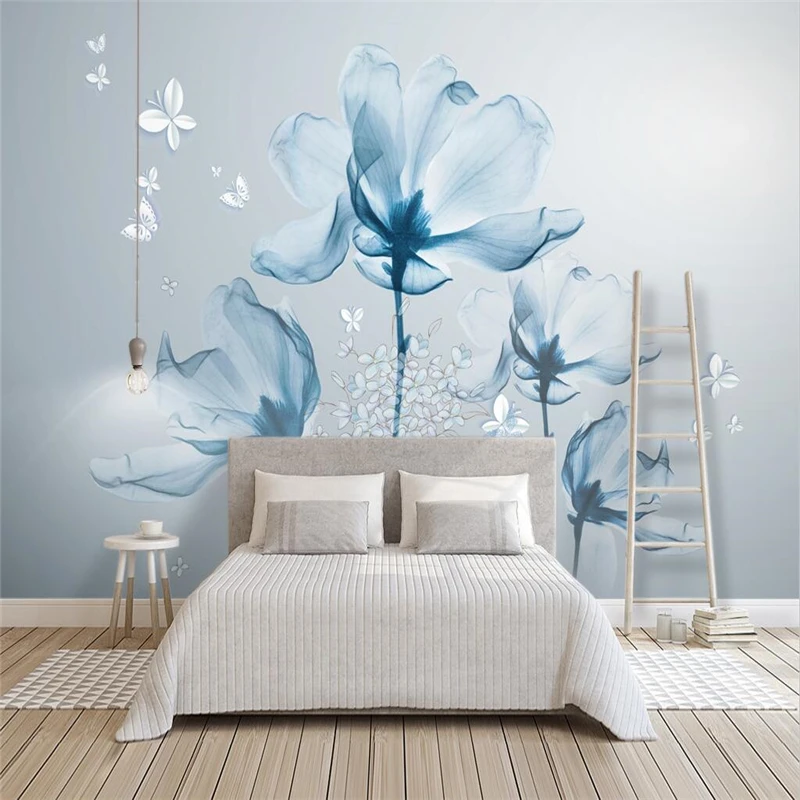 

beibehang Custom 3d flower photo wallpapapers for living room decoration TV background photo wall paper sofa mural wall covering