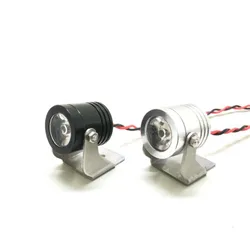 Model Car Lights 3W Spotlights Headlights Short Engineering Vehicle Truck Searchlights for 1:5 1:7 RC Car Accessories