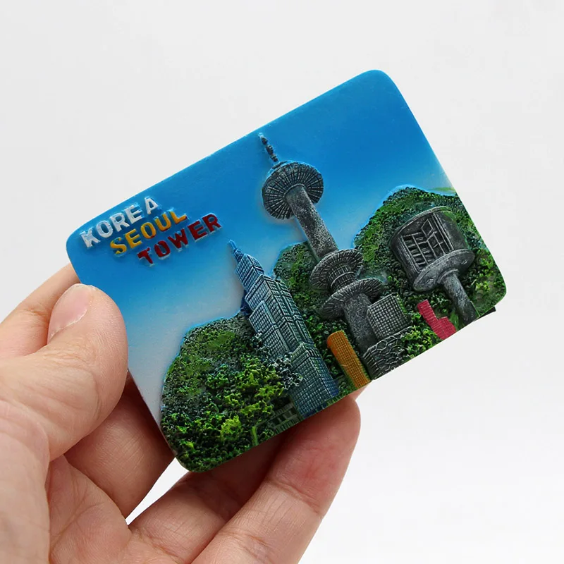 3D magnetic refrigerator Myanmar tourism souvenir in chonglimen South Korea national flag magnet fridge magnets collection gifts