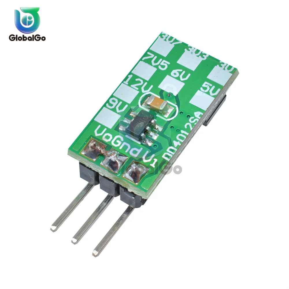 DD4012SA 1A DC 5V 6V 9V 12V 24V to DC 3.3V 5V DC-DC Step-Down Buck Converter Voltage Regulator Module Board