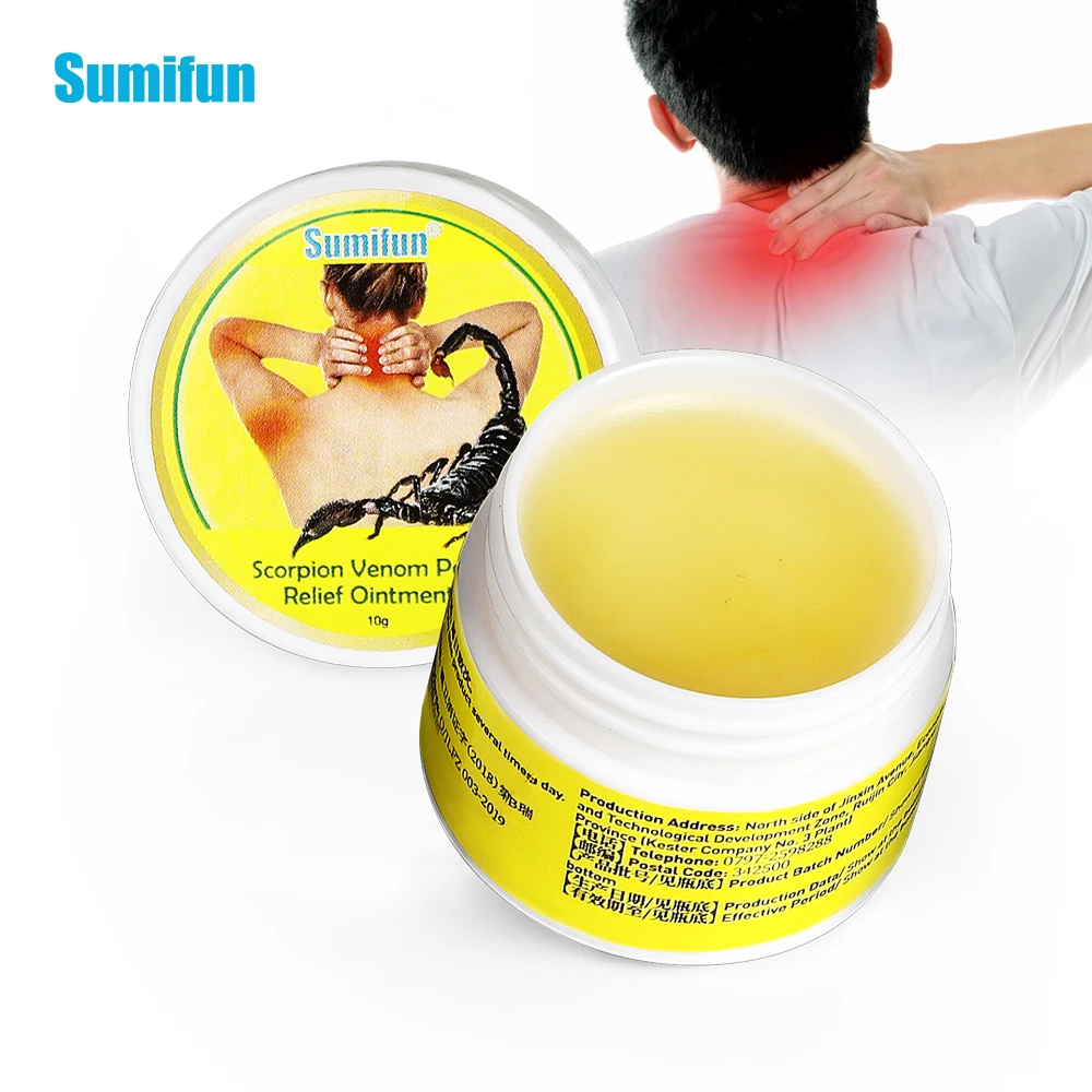 1pcs Sumifun Scorpion Cream Pain Relief Analgesic Ointment Rheumatism Arthritis Joint Knee Muscle Sprain Orthopedics Plaster