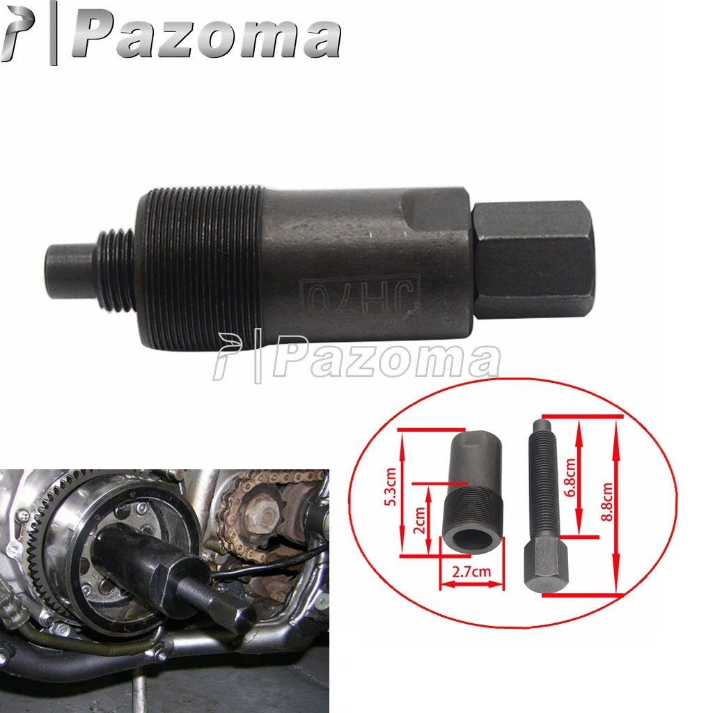 For Kawasaki Yamaha Honda Suzuki Steel 24mm and 27mm Flywheel Puller Repair Tool For GY6 50cc 125cc 150cc Scooter ATV Dirt Bike