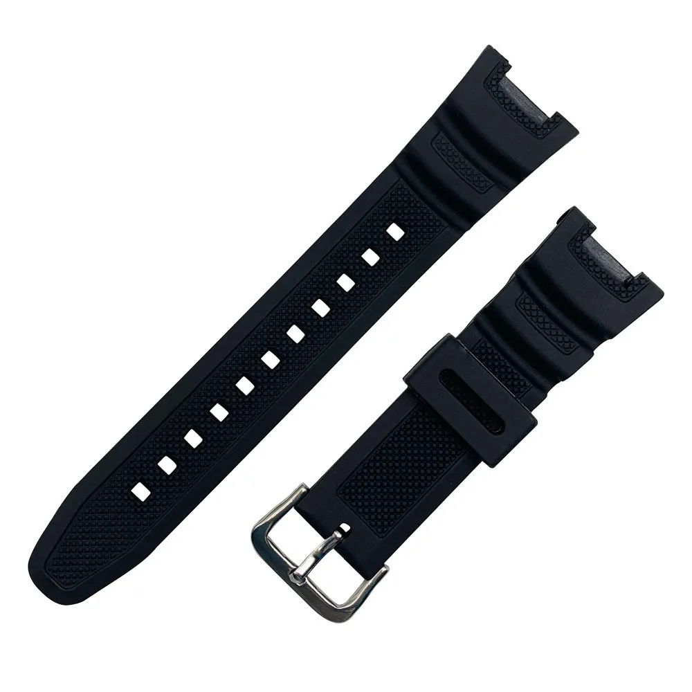 Black Silicone Rubber Watchband for Casio G-Shock SGW-100 SGW-200 Men Women Sport Waterproof Replace Watch Strap Band Bracelet