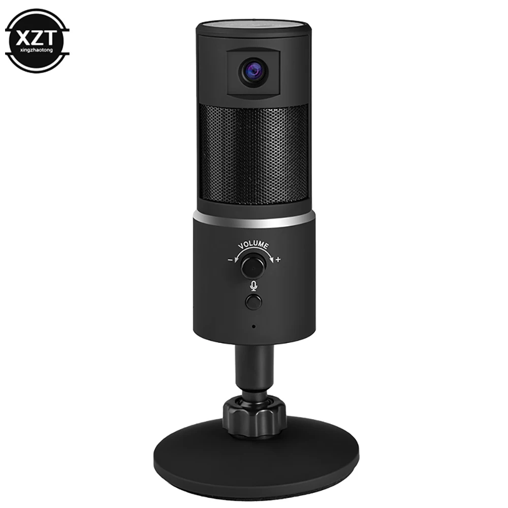 USB Digital Video  Microphone with Webcam 1080P for Laptop PC Recording Streaming Twitch Voice overs Podcasting for Youtube