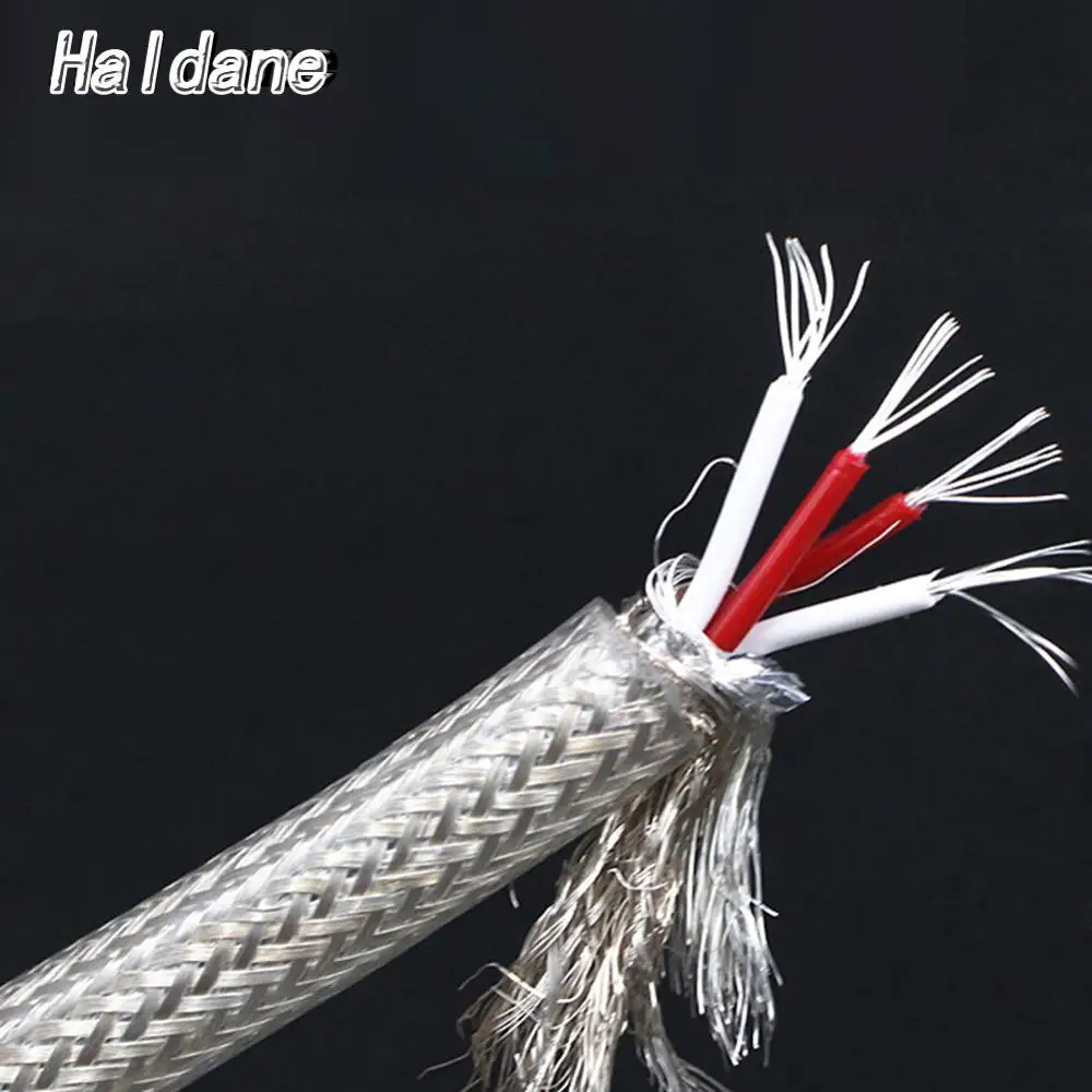 

Haldane HIFI Audio QED 4 core Silver Plating RCA Audio Cable Signal Cable for Audiophile