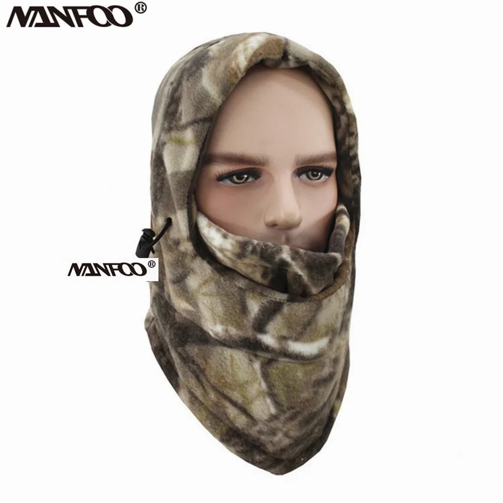 Gorro térmico camuflaje biónico caza pesca moto bici invierno
