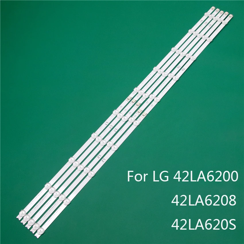 LED TV Illumination Part For LG 42LA6200 42LA6208 42LA620S LED Bars Backlight Strips Line Ruler 42