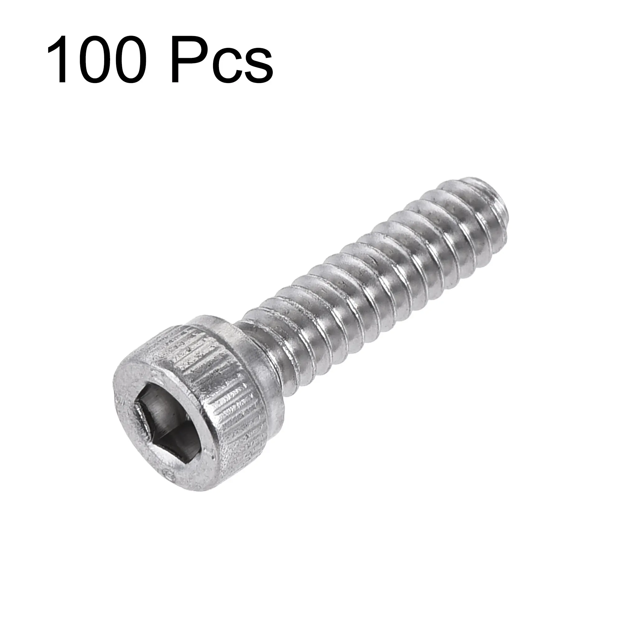 

Uxcell #6-32x1/2" Hex Socket Head Cap Screw Bolts 304 Stainless Steel Polished 100pcs