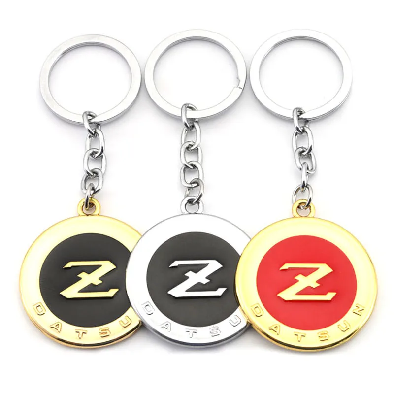 Car Keychain Z Logo Key Chain Ring Holder Keyring for Nissan Datsun