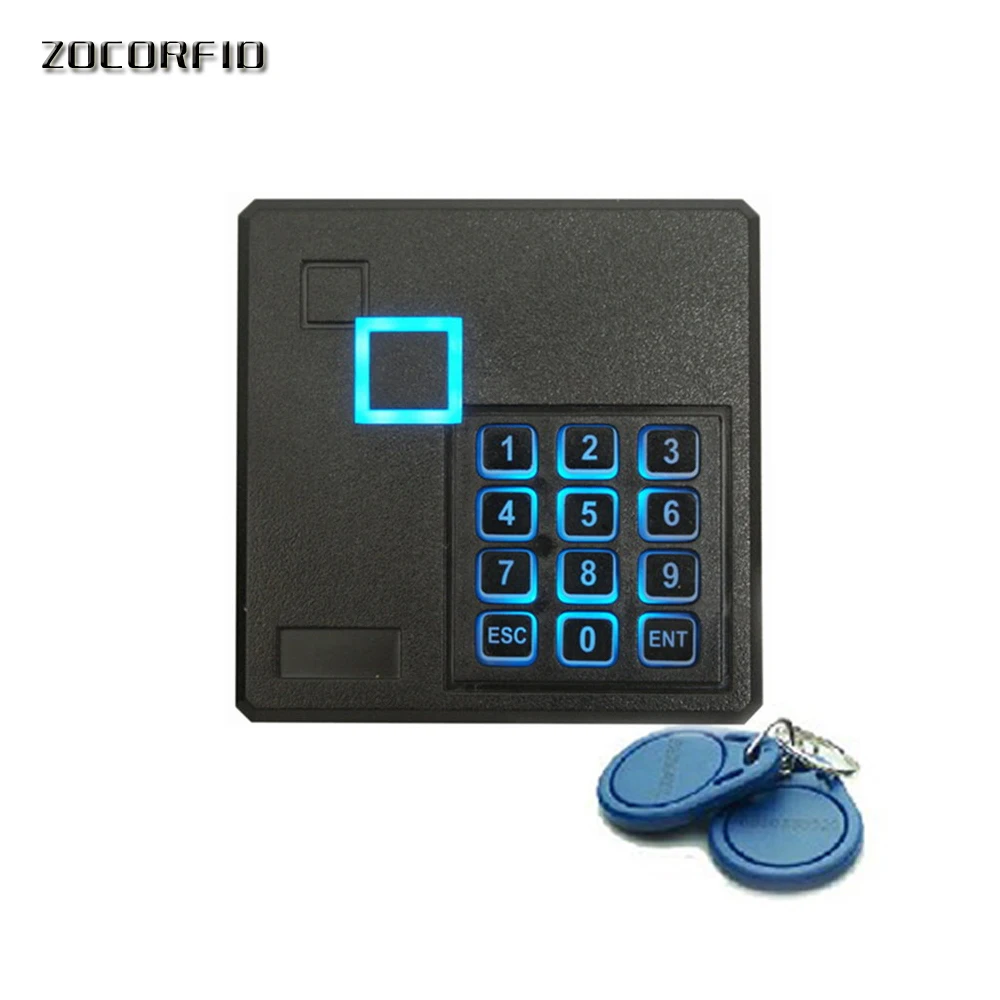 

Free shipping wholesale 125khz em id rfid reader wiegand 26 bits wiegand 34 bits door access control system