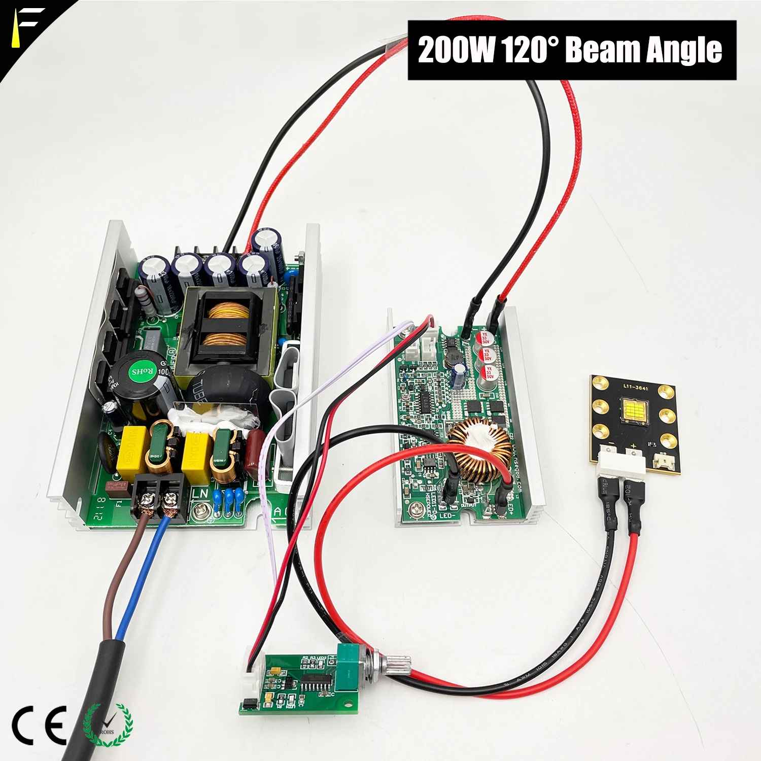 CBT CST90 SST CST-90-W-65 Lumins 60w 75w 80w 90w 120w 200w 300w Cool White LED Chip Light Modules with Power Supply&Dimming PWM