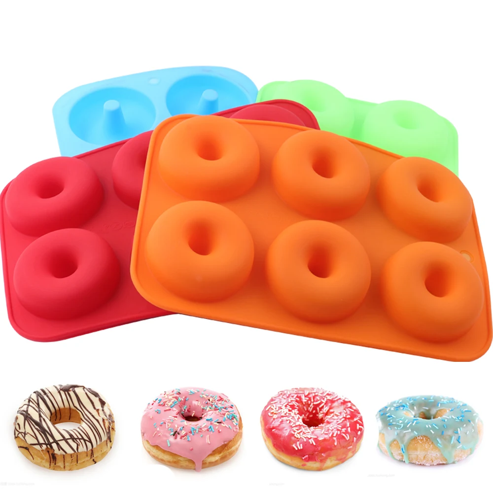 

Silicone Donut Mold Baking Non-Stick Pan Mousse Pastry Chocolate Cake Dessert DIY Fondant Handmade Mold Cake Bakeware Tools