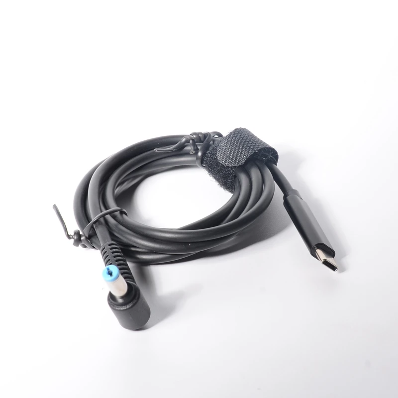 (5,5x1,7 мм) USB Type C PD кабель для зарядки ноутбука шнур Dc адаптер питания конвертер DC 5,5*1,7 мм папа 90 градусов прямоугольный