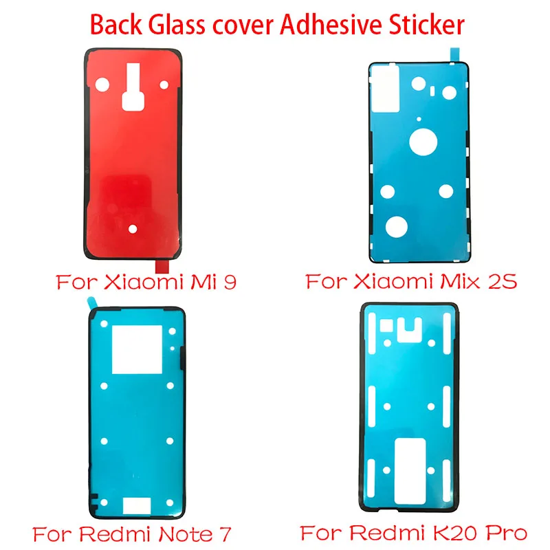 10Pcs Adhesive Sticker Back Housing Battery Cover Glue Tape For Xiaomi Mi 9 9T 10T F2 Pro Mix 2S Redmi Note 7 8 9 9s K20 K30 Pro