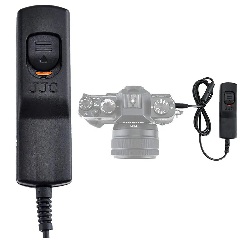 JJC RR-100 Cable Wired Shutter Release Remote Control for Fujifilm X100VI X-H2 X-T100 X-A7 XT100 XT4 XT3 XH1 XPro3 XPro2 XT30