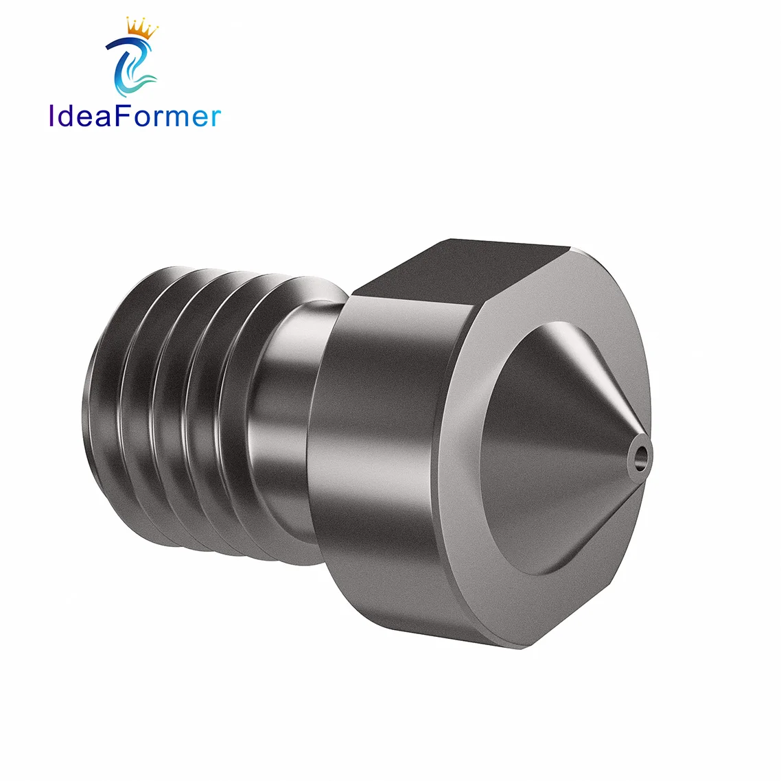 V6 Düse aus gehärtetem Stahl 0,2/0,4/0,6/0,8/1mm 1,75mm Filament M6 3D-Drucker-Düse für Ender 3 Hotend Titan Extruder Prusa I3 MK3 – Detail 8