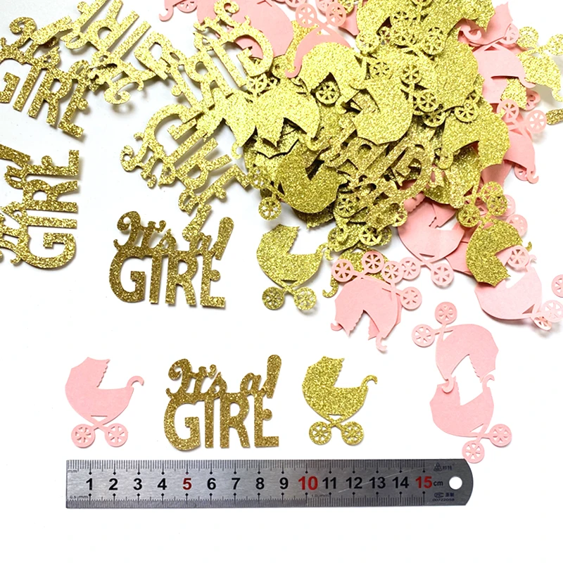 Its A Girl Boy Confetti 1st Crown Balloons Gender Reveal Oh Baby Paper Bannar Garland for Kids Baby Shower DIY Party Decoration