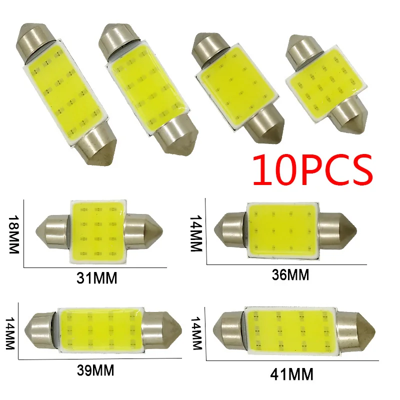 10PC C5W C10W Led C…