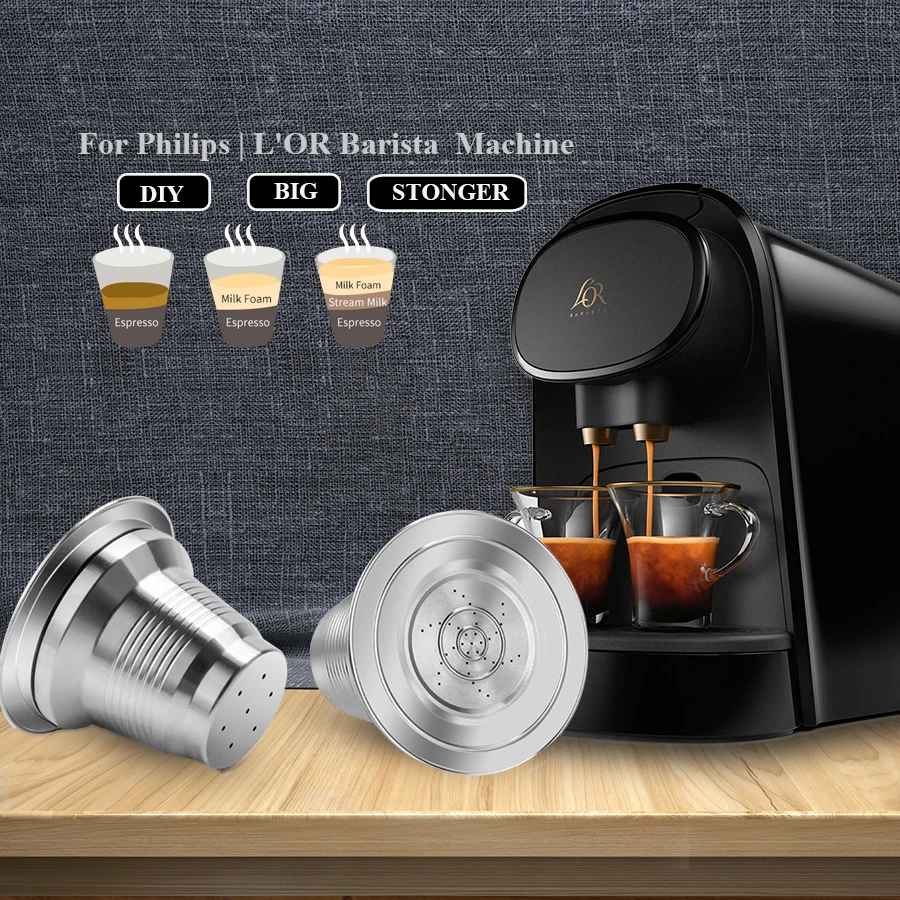 ICafilasFor Nespresso หล่อเครื่อง Reusable กรองกาแฟสำหรับกาแฟ Nespresso แคปซูล Crema กาแฟ Powder Refillable ตะกร้า