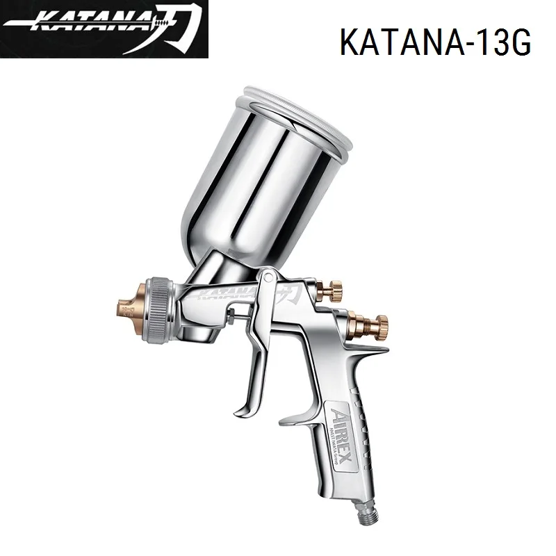 Iwata KATANA-13C Spray Gun,Center Cup,Gravity,Suction Paint Sprayers, 1.3/1.5mm Nozzle,Air Painting Gun,Paint Guns,Made in CN