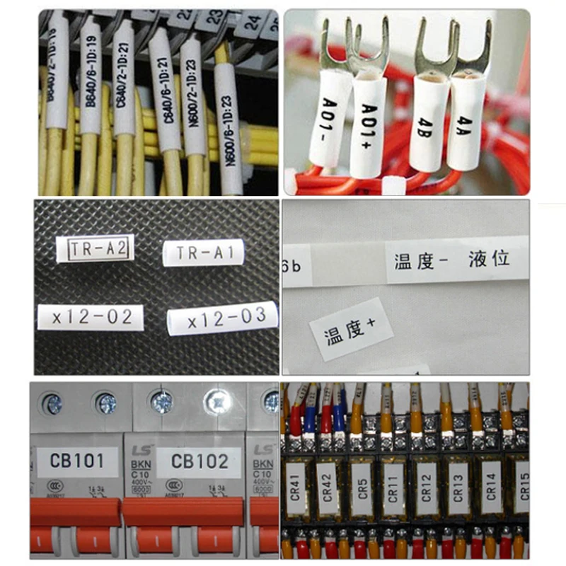 S900E Line Mark Printer Cable ID Lettering Machine PVC Tube Printer Wire Mark Machine English Version Not Connected To Computer