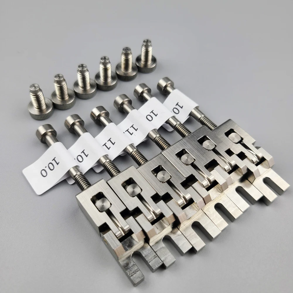 【Made in Japan】1 Set ( 6/7 PCS ) Electric Guitar Stainless Steel Saddles For FR Floyd Rose Tremolo System Bridge