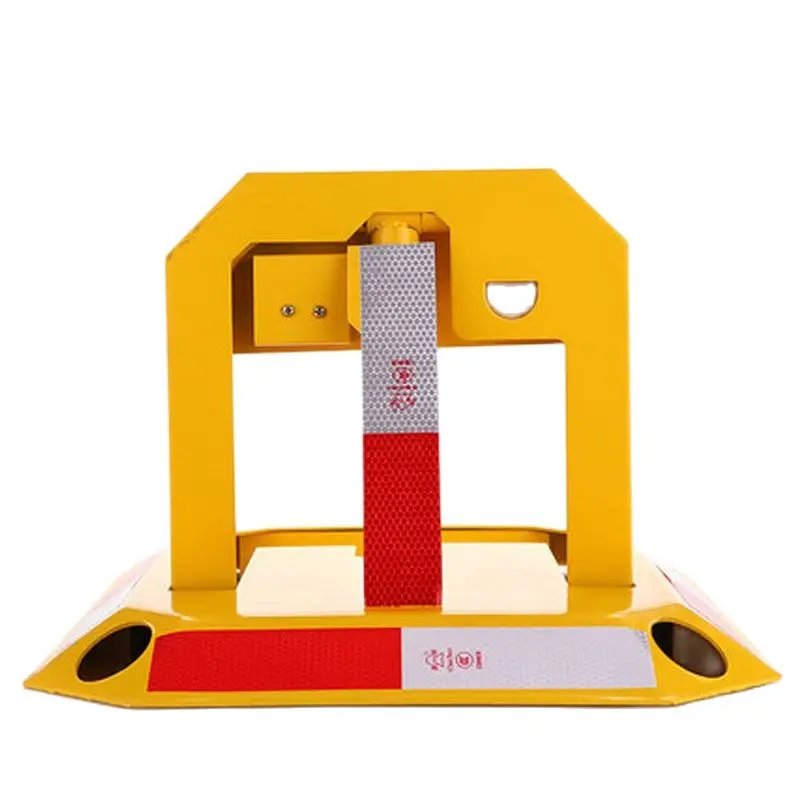 Octagon Yellow Heavy Resistance Strong Manual Car Parking Barrier Lock Garage No Parking Lock Private Dedicated Parking Space