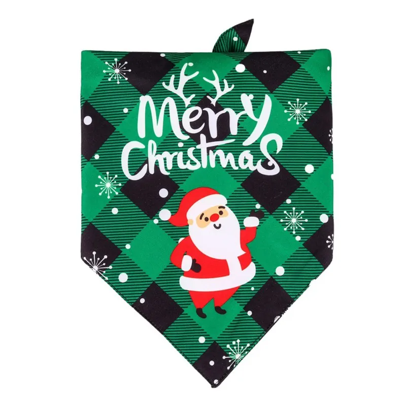 Christmas Cat Dog Bandana Holiday Accessories Animals Toy Products Cats Dogs Bows Goods Supplies Puppy Small Large Tie For Pet