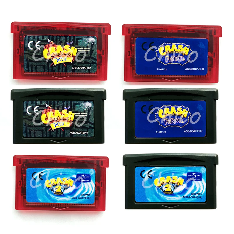Crash Bandicoot 2 N-Tranced XS Fusion Video Game Memory Cartridge Card for 32 Bit Video Game Console Accessories EU