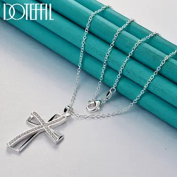 10 最佳銷售 925銀十字項鍊 - №8