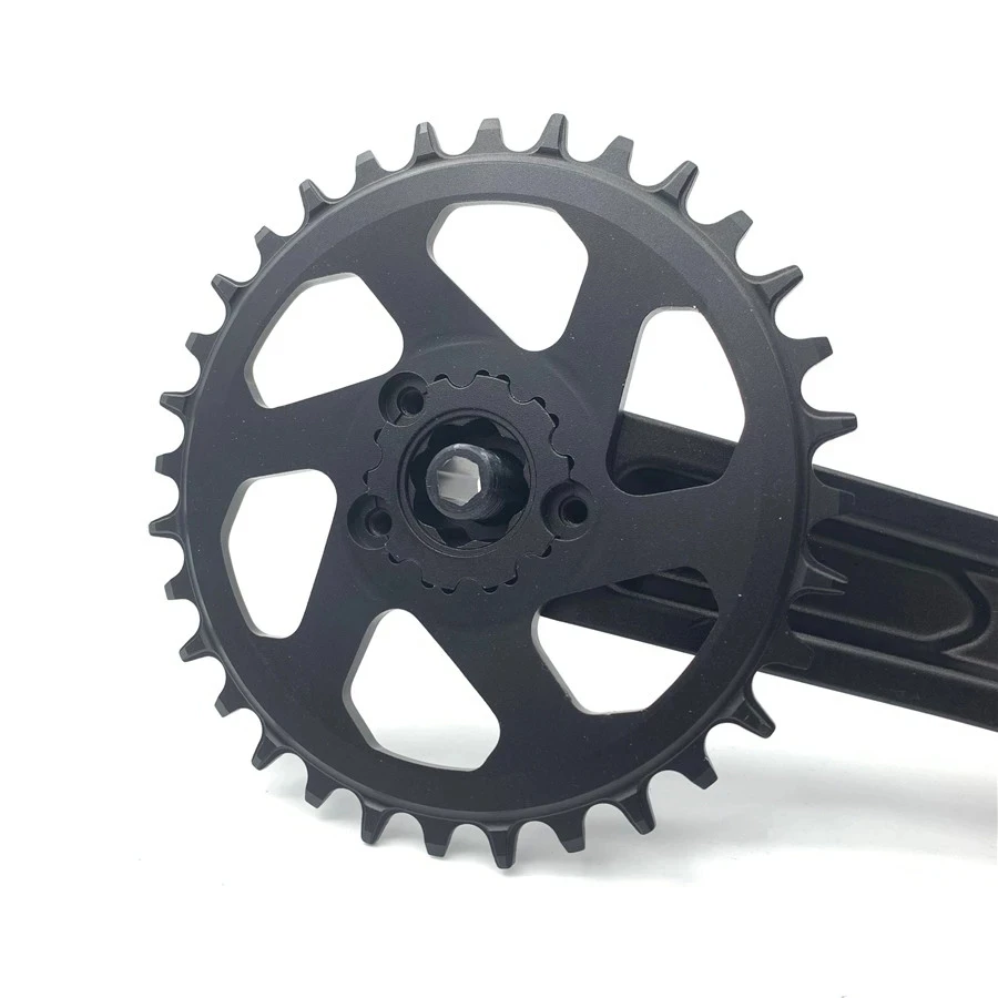 Fovno GHOST Bicycle Crankset Direct Mount Mountain bike crankset Aluminum alloy MTB bicycle crank parts