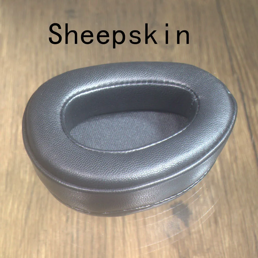 Almohadillas de repuesto de piel de oveja para auriculares SONY AUDEZE, almohadillas para los oídos, piezas de reparación, cubierta de espuma viscoelástica suave