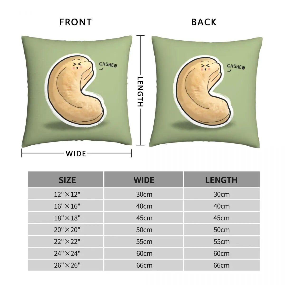 Cashew Pillowcase Polyester Linen Velvet Printed Zip Decor Throw Pillow Case Bed Cushion Cover