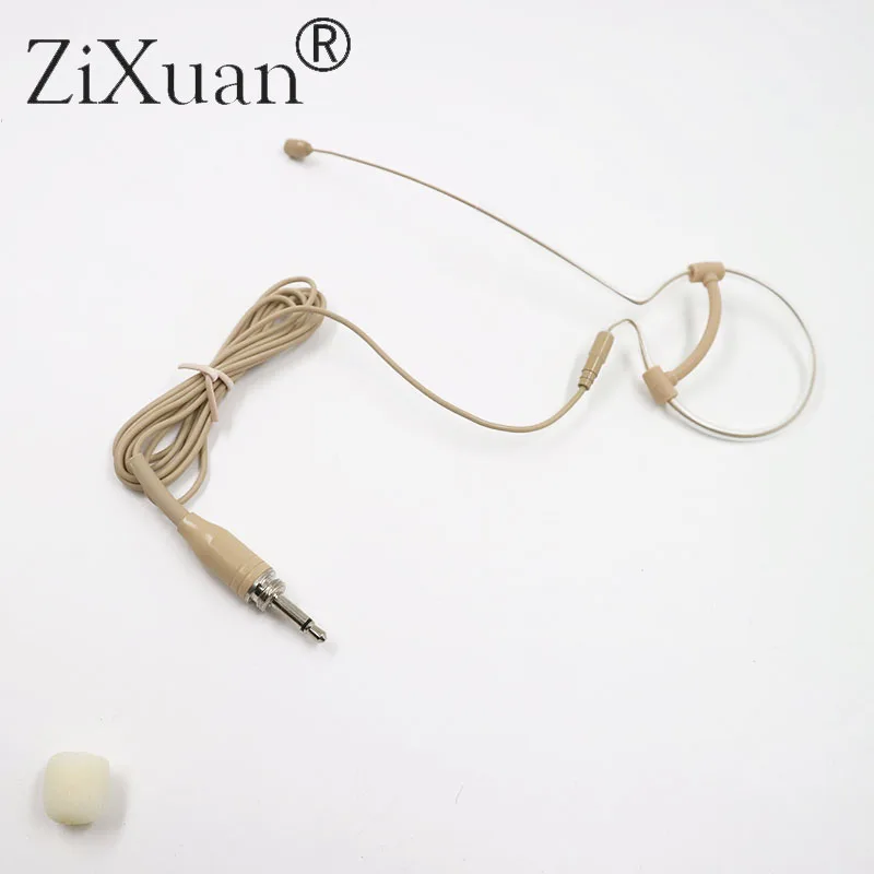Skin Color Mini Single Ear Hanging Omni Directional Condenser Headset Microphone For Sennheiser Shure akg  Audio Technica
