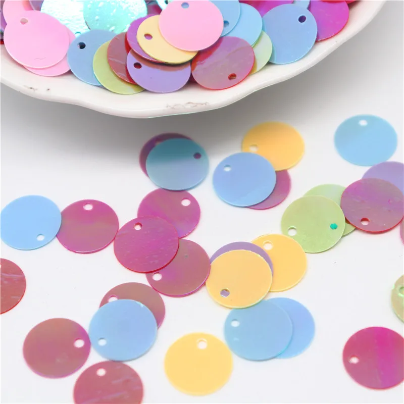 Sequin 20mm PVC Flat Round Loose Sequins 2cm Paillettes Sewing Craft DIY Accessories for Garment Lentejuelas Para Coser