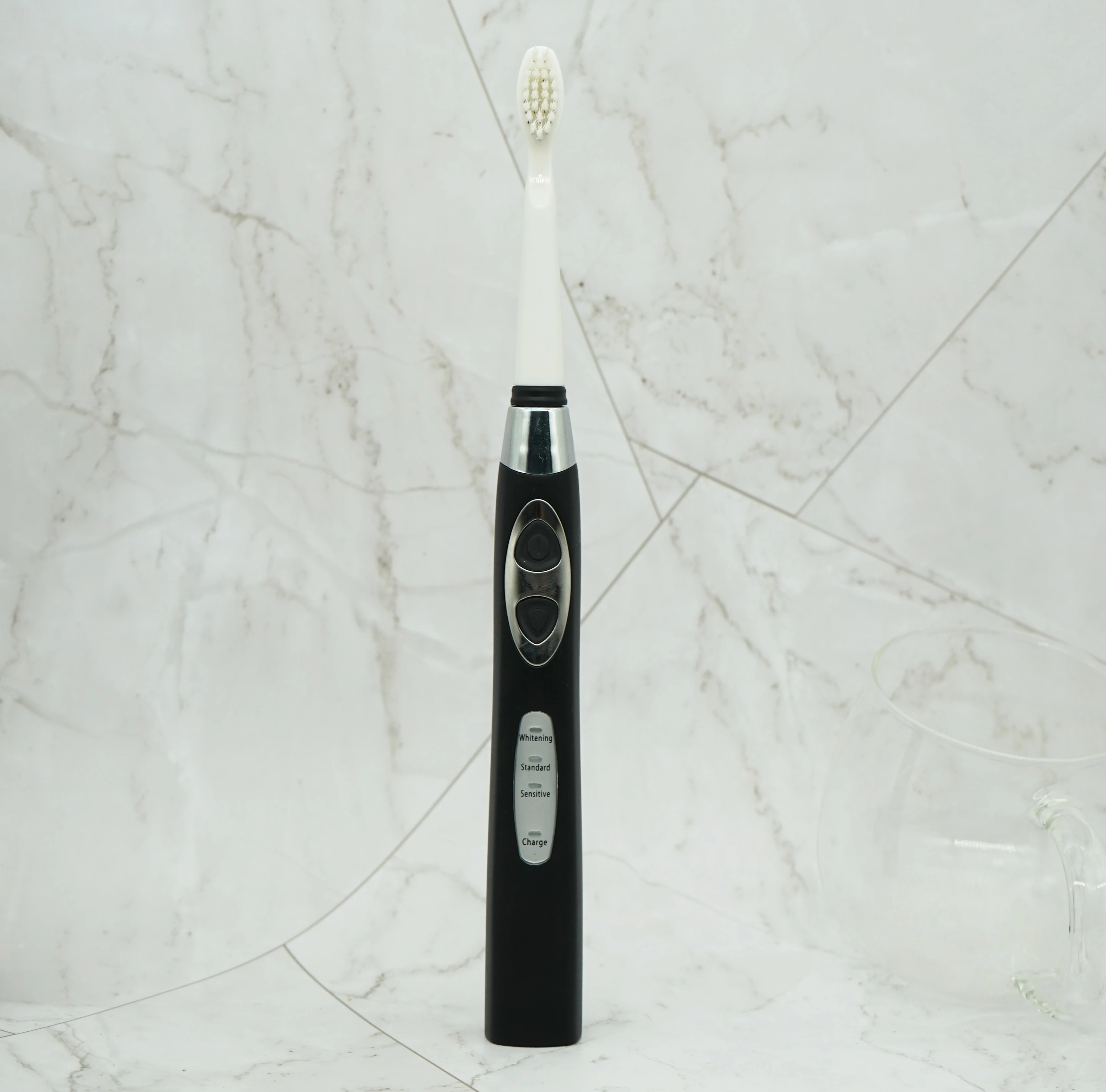 Rechargeable Electric Toothbrush Sonic For Adult Couples with 3 Toothbrush heads   SG952