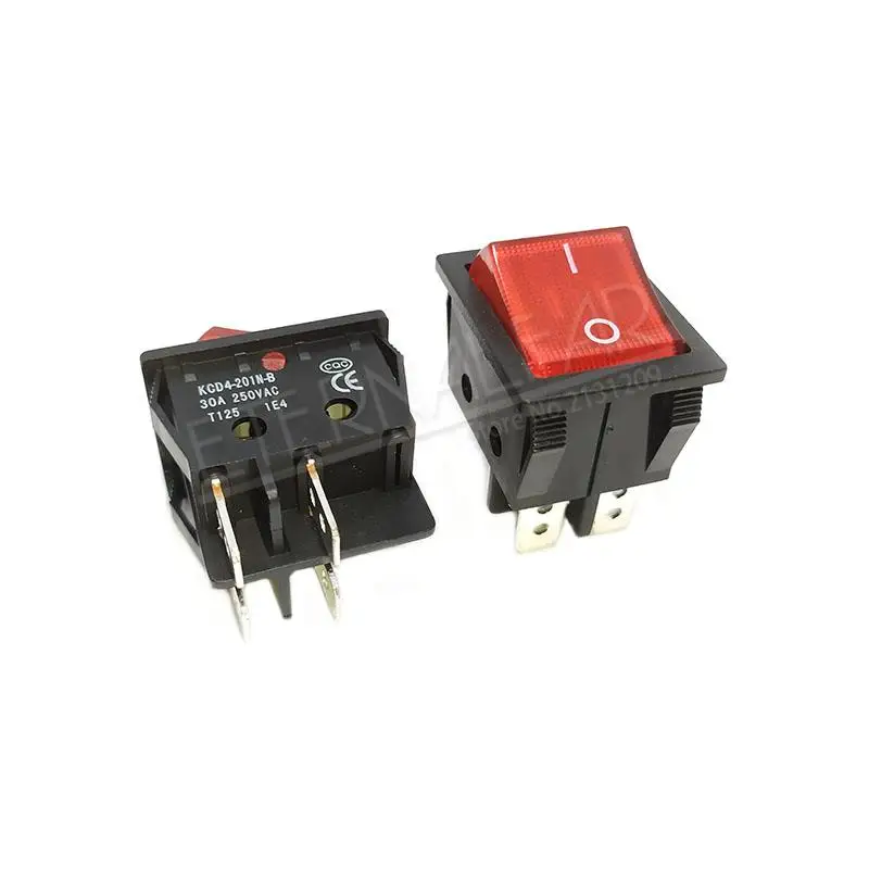 KCD4 Elektrische Schweißmaschine Schalter Schiff Typ Schalter Mit Rotem Licht 30A 250V AC Elektrische Ofen Elektrische Heizung Schalter 4PIN T8555 – Detail 18
