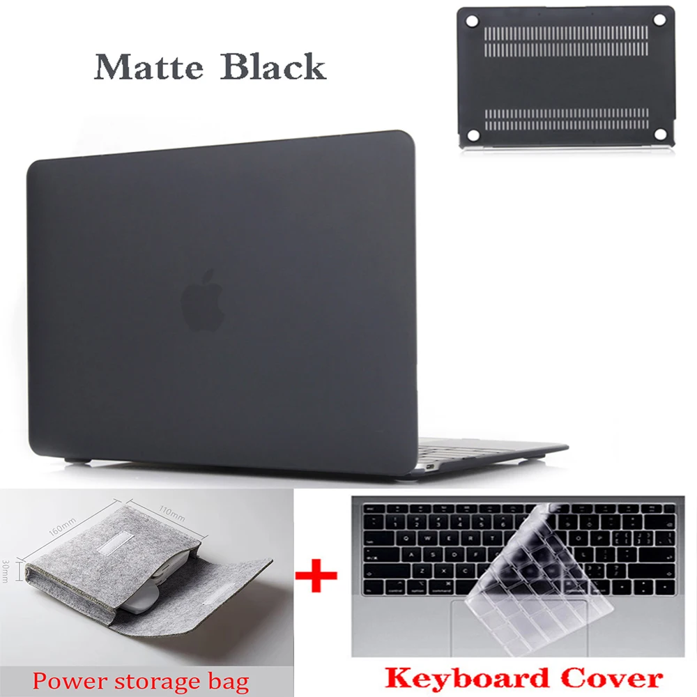 For Macbook Air Pro Retina M1 Chip 11 12 13 13.3 15 16 inch New Case for 2020 Air Pro 13.3 case A2337 A2338 + Power storage bag